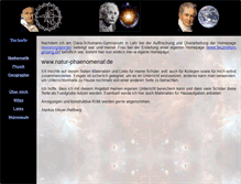 Tablet Screenshot of natur-phaenomenal.de